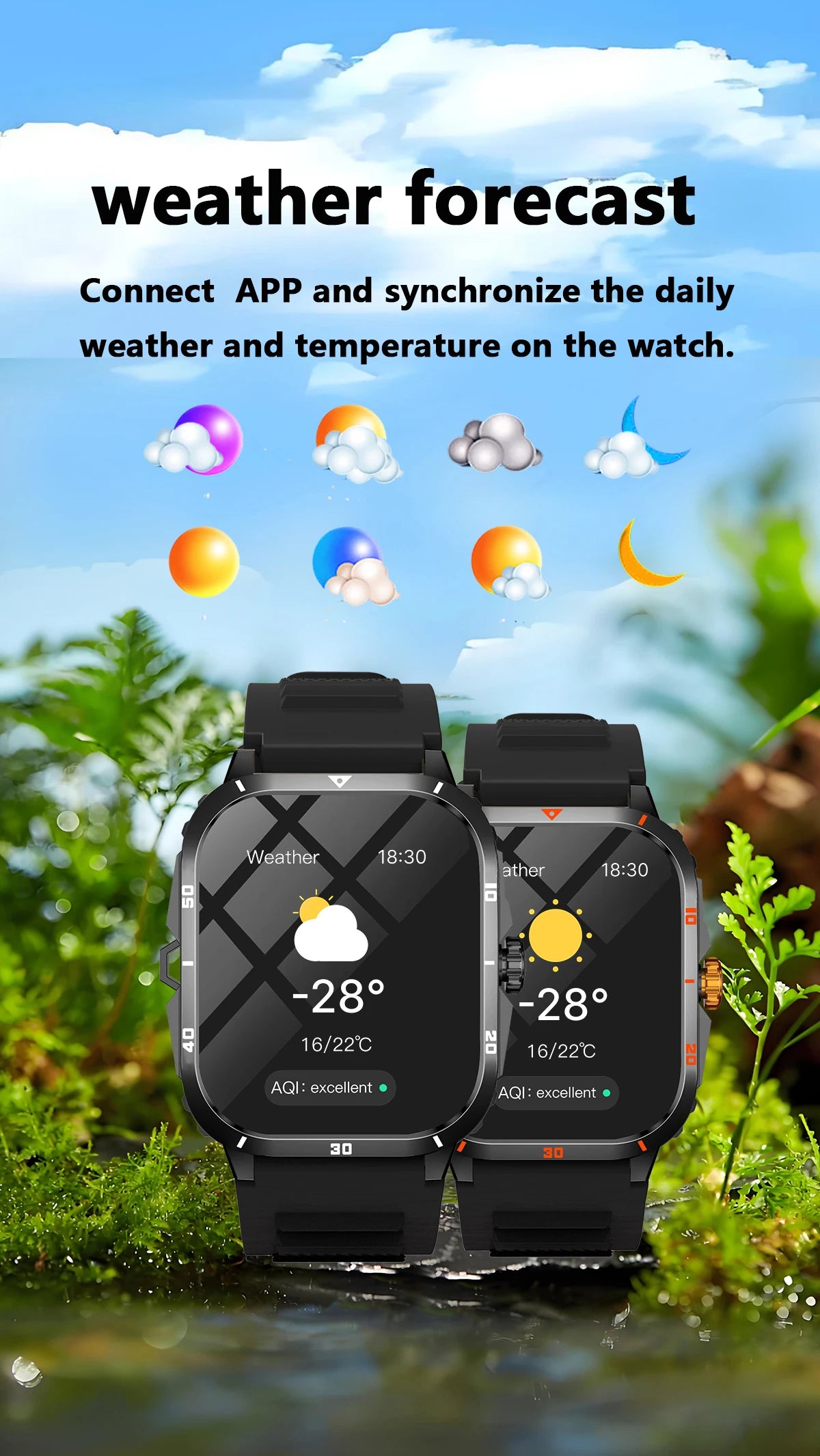 Đồng hồ thông minh 2025: Gọi Bluetooth, Sức khỏe, Thể thao