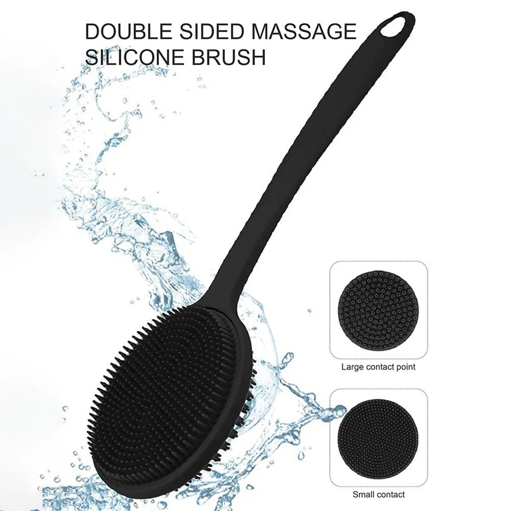 Body Massage Brush Scrubs and Exfoliates