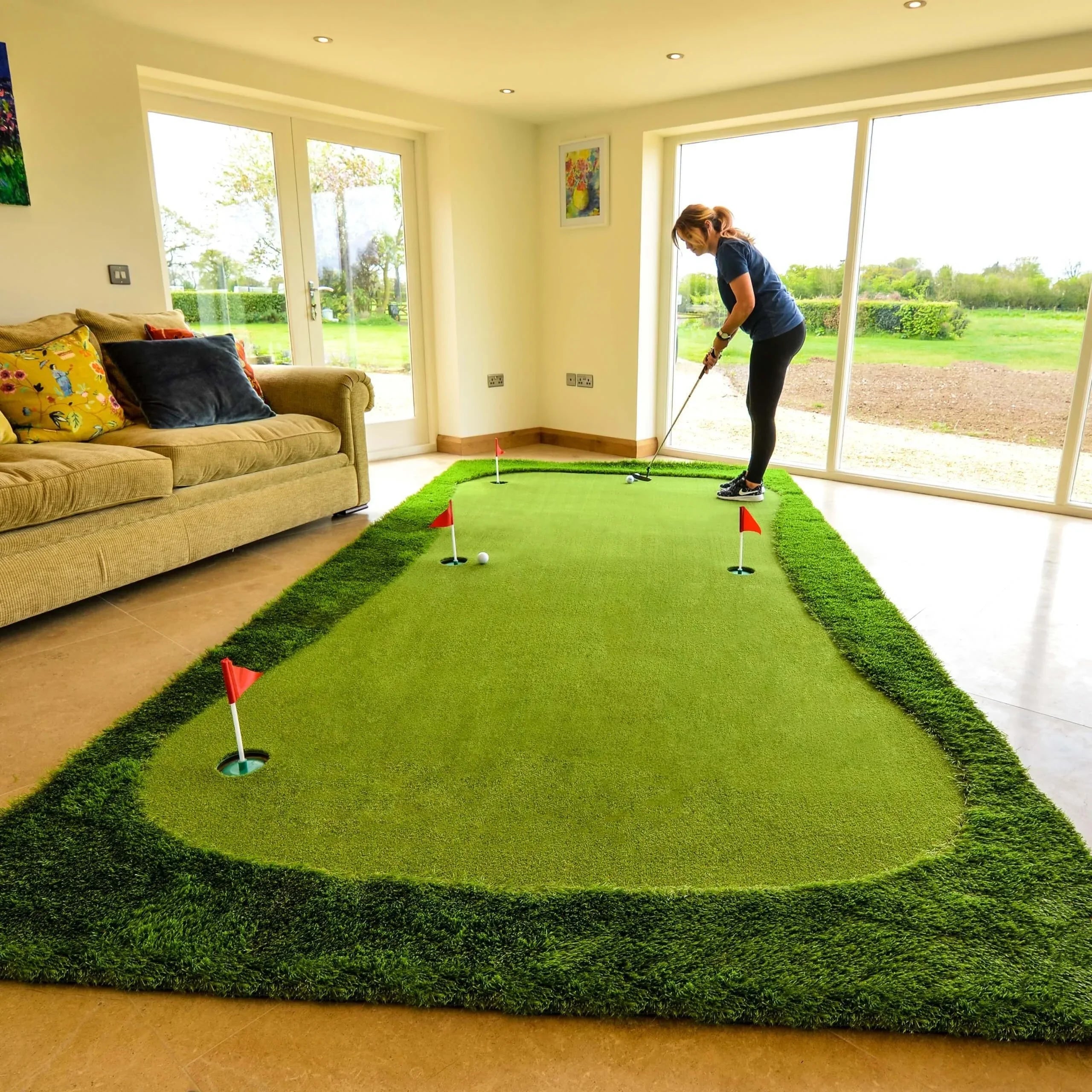 High Quality Indoor Outdoor Multi-Function Golf Practice Mat