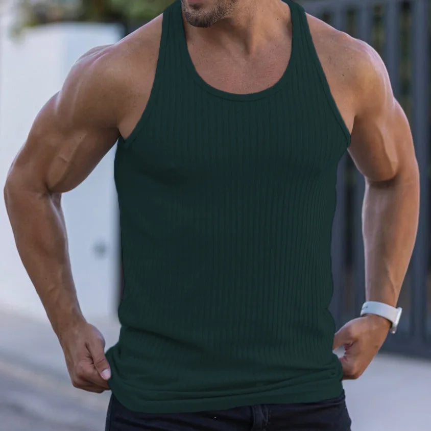 Men's Sleeveless Gym Bodybuilding Sports Shirt
