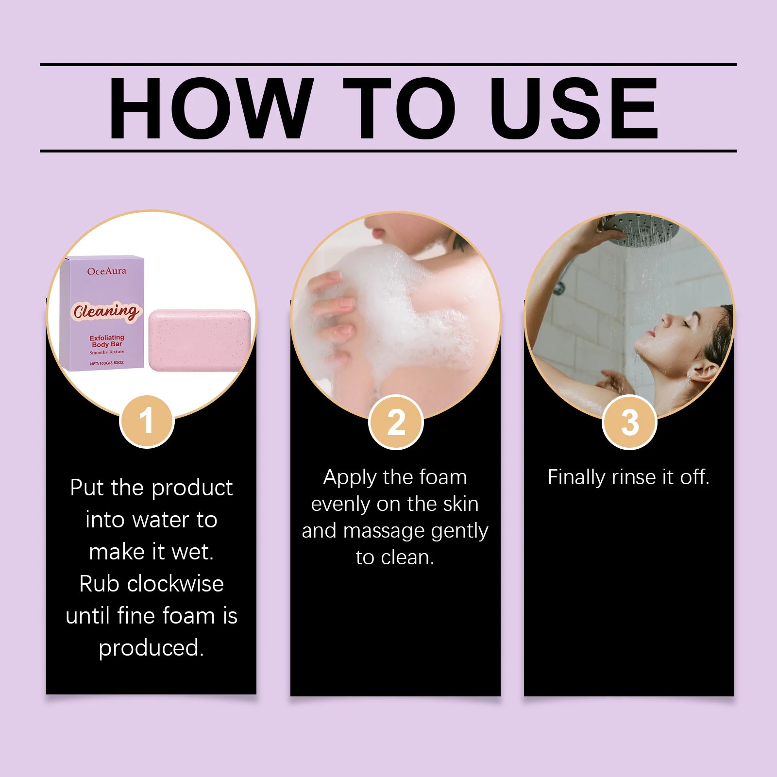 Honey Body Cleaning Soap Deep Exfoliation Unclog Pores Gentle Oil Control Reduce Skin Dirt Improve Skin Roughness Body Care Soap