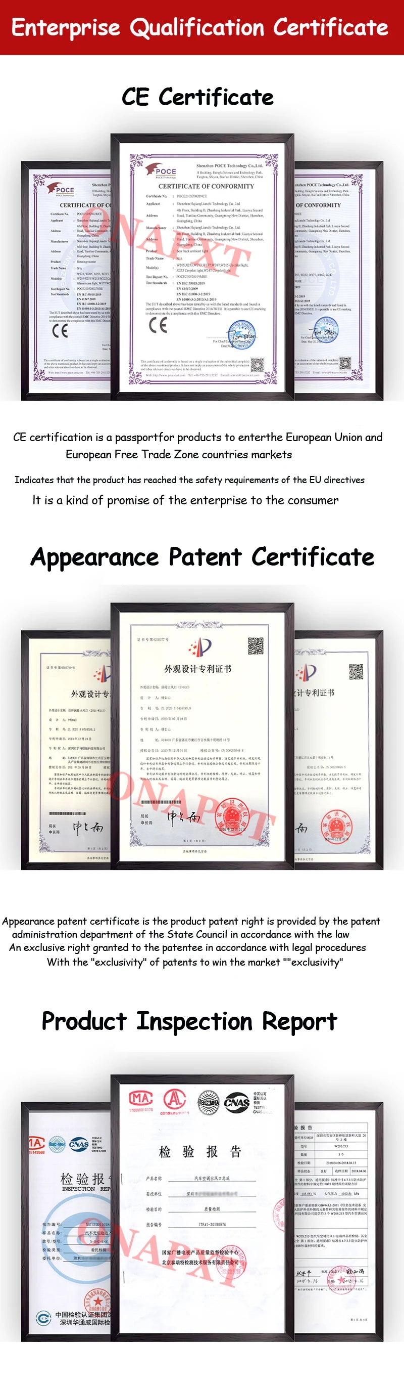 Mercedes C/GLC W205 X253 Multi-Color LED Car Border Lights