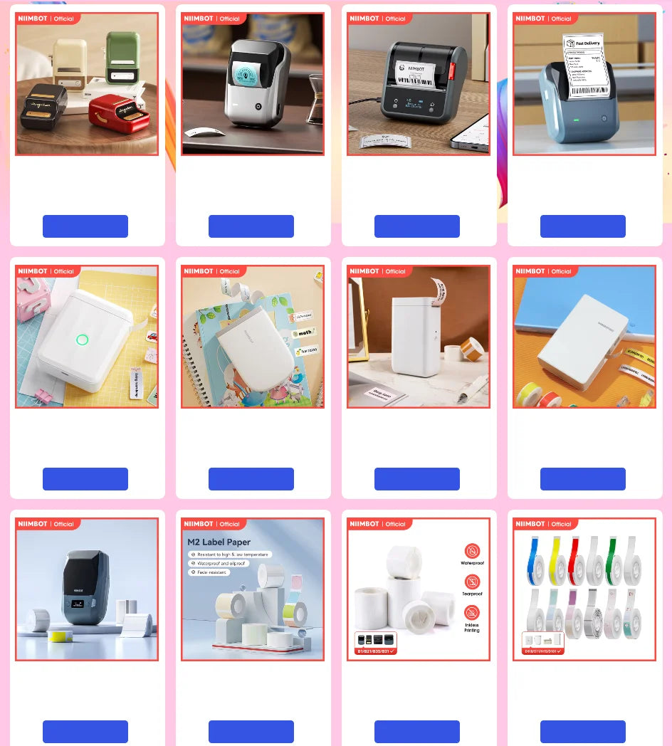 Máy In Nhiệt NiiMbot B21 Pro 300DPI Dán Nhãn Ảnh - Daisan Mart