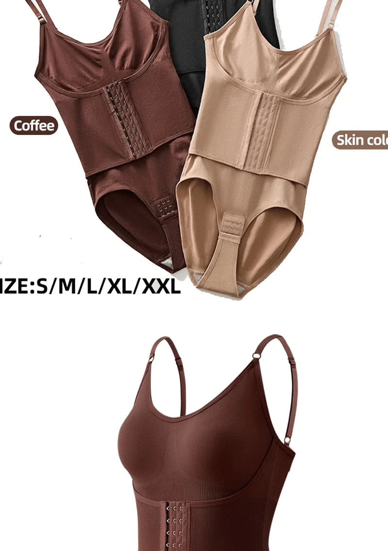 Naisstoo Shapewear Bodysuit Women Tummy Control Tight Slimming Waist Trainer Body Shaper Jumpsuit Drop Shipping Bodysuits