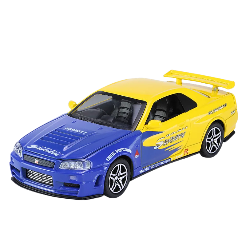 Mô Hình Xe Hợp Kim GTR R34 Skyline Cho Bé Trai - Daisan Mart