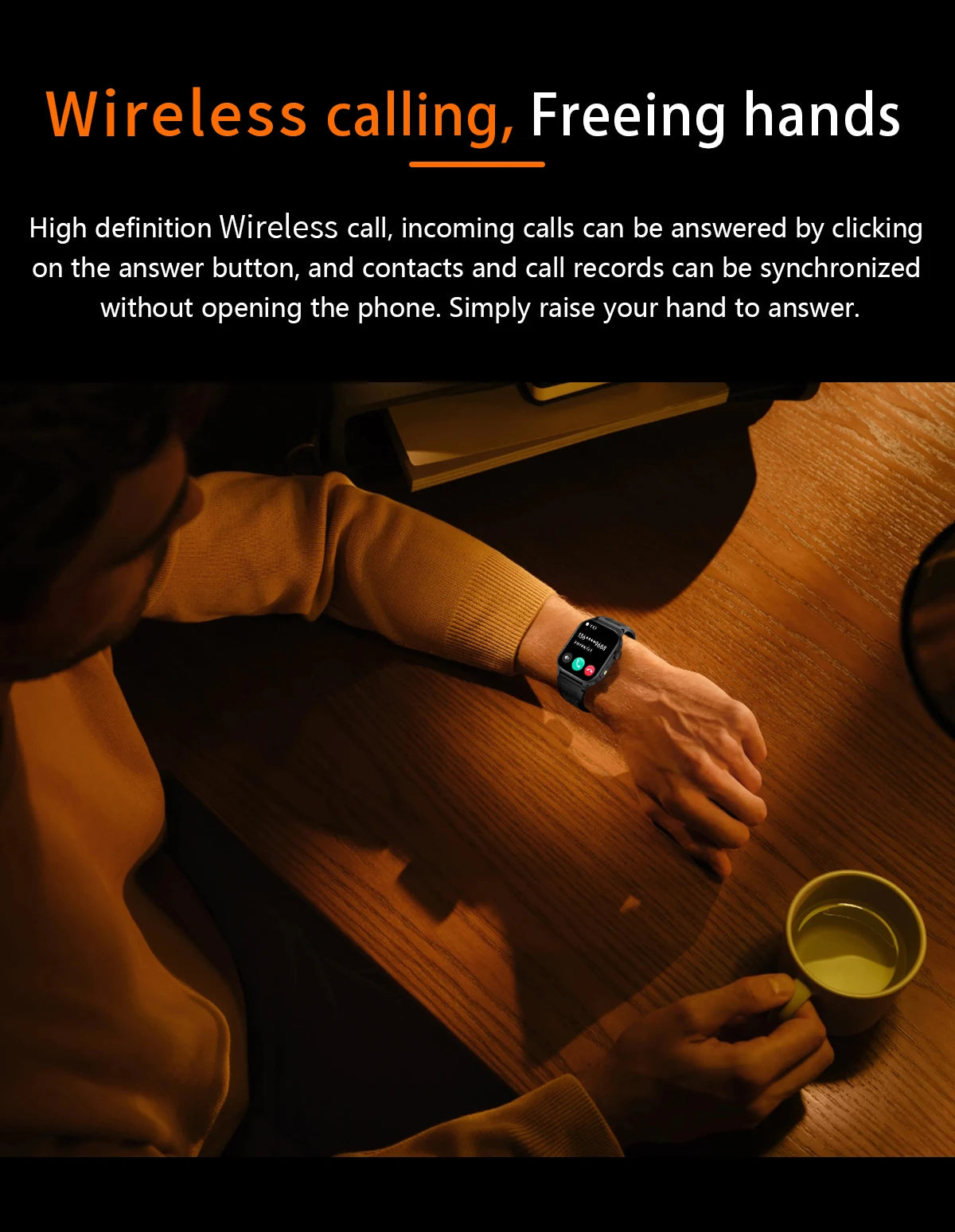 LIGE 2.01 Smart Watch Bluetooth Call Health