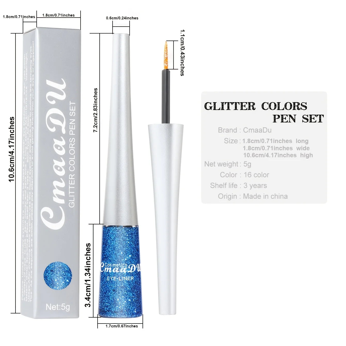 Bút Kẻ Mắt Màu Lâu Trôi Chống Nước Dễ Dùng