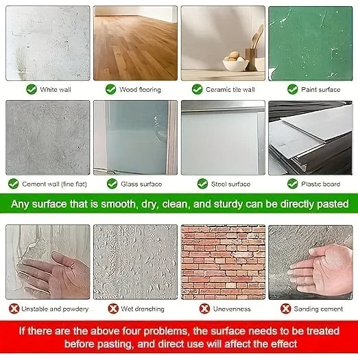 12-Pack Self-Adhesive Vinyl Floor Tiles, Waterproof Peel &amp; Stick Wood Look PVC Flooring for Bedroom Living Room Home Decor