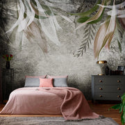 Custom Photo Mural 3D Retro Abstract Art Leaf Decor Wall Painting Bedroom Living Room Background Modern Wallpaper Wall Covering