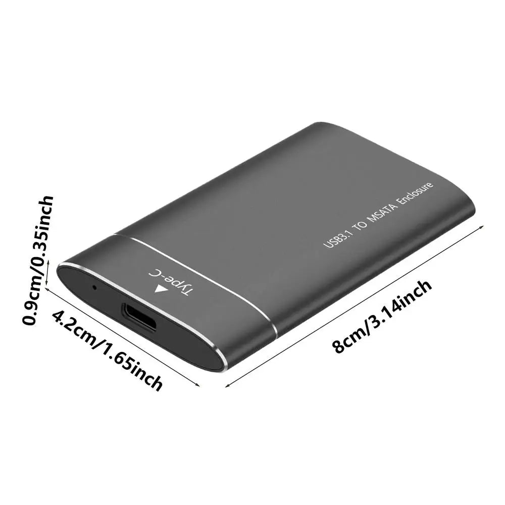500GB Portable Hard Drive Connects to USB for Data Storage