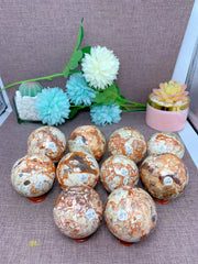 ###Orange Quartz Ball - Decoration &amp; Healing Meditation