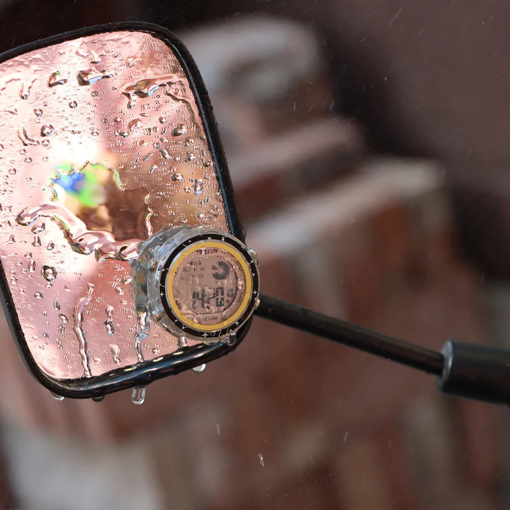 Đồng Hồ Dán Xe Máy Chống Nước - Mini Watch Dashboard