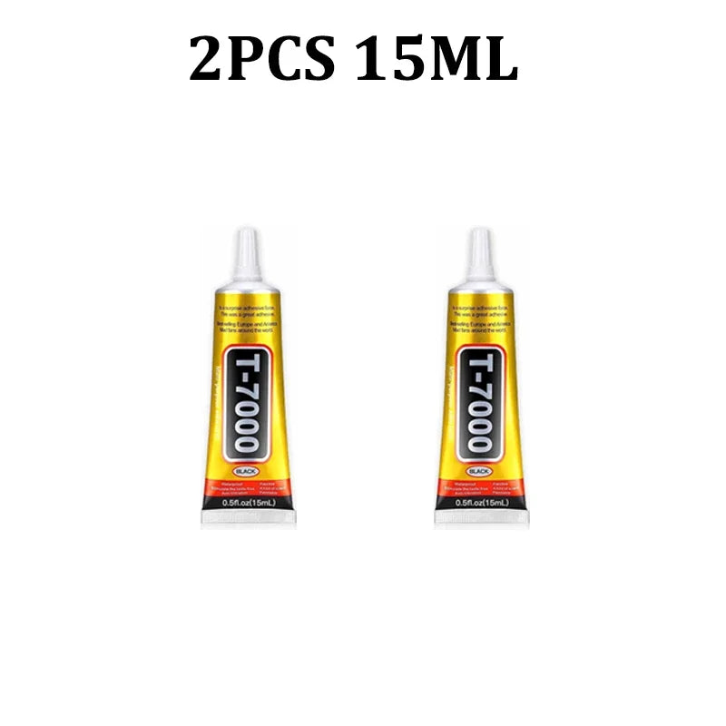 T7000 110/50/15ML Black Cellphone Tablet Repair Battery Cover Frame Adhesive Multi-purpose Electronic Components DIY Super Glue
