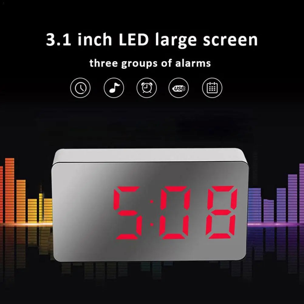 Đồng Hồ Báo Thức Số Đơn Giản Đa Năng Tiện Dụng