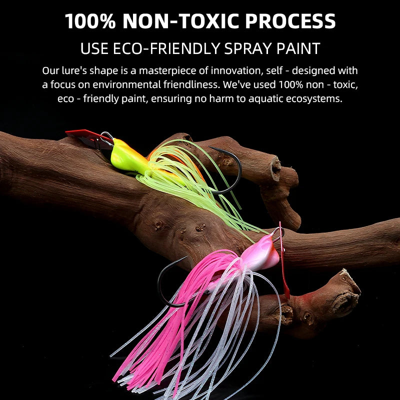 Mồi Jig Đầu Lắc 1/2oz Câu Cá Magic Works Silicon