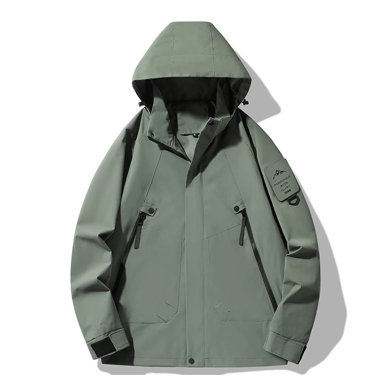 JNLN Men's and Women's Windproof Waterproof Outdoor Jacket