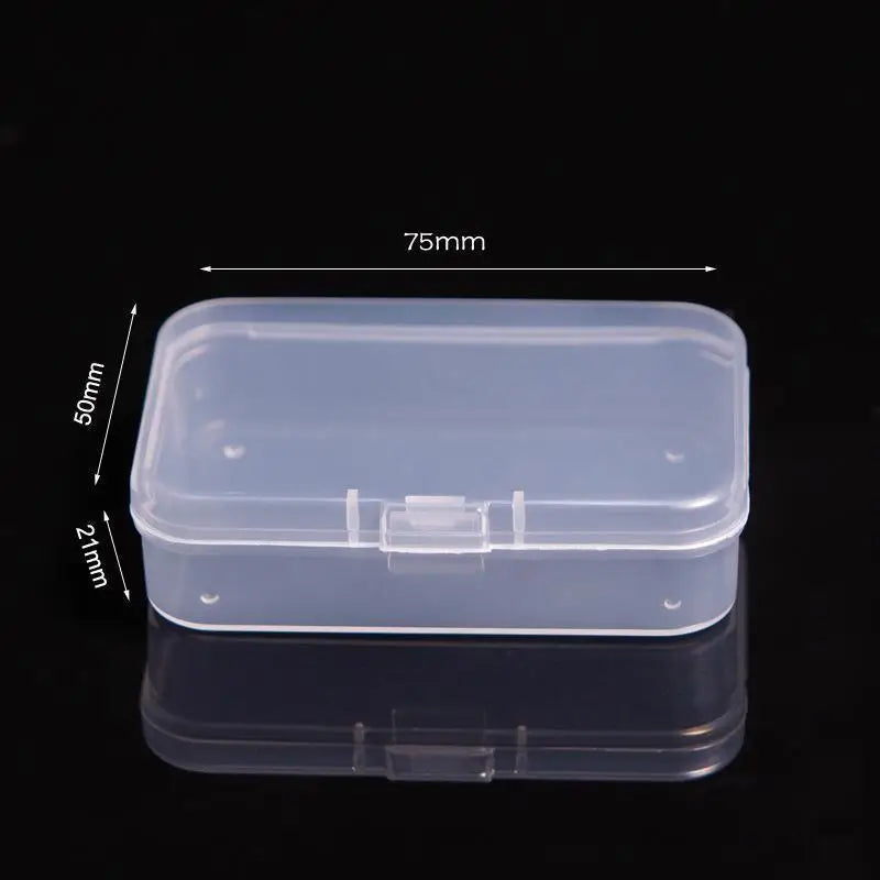 Mini Rectangular Dustproof Plastic Jewelry Box