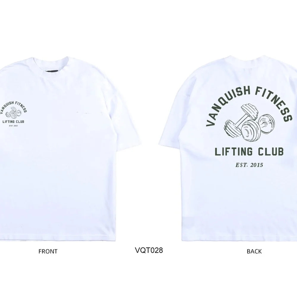 Áo Thun Nam Gym Street Thoáng Mát Hè Dáng Rộng Cotton