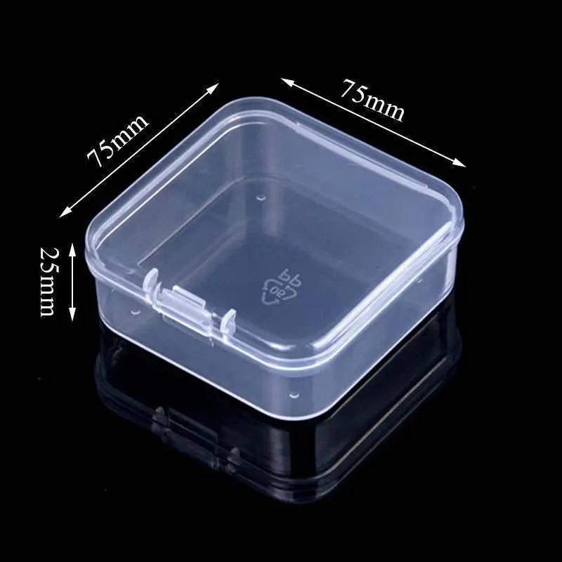 Mini Rectangular Dustproof Plastic Jewelry Box