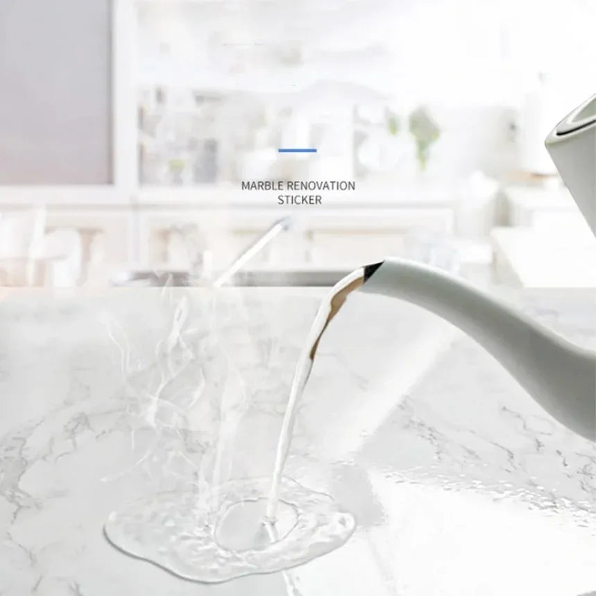 Giấy Dán Tường Đá Cẩm Thạch Chống Thấm Nhà Bếp