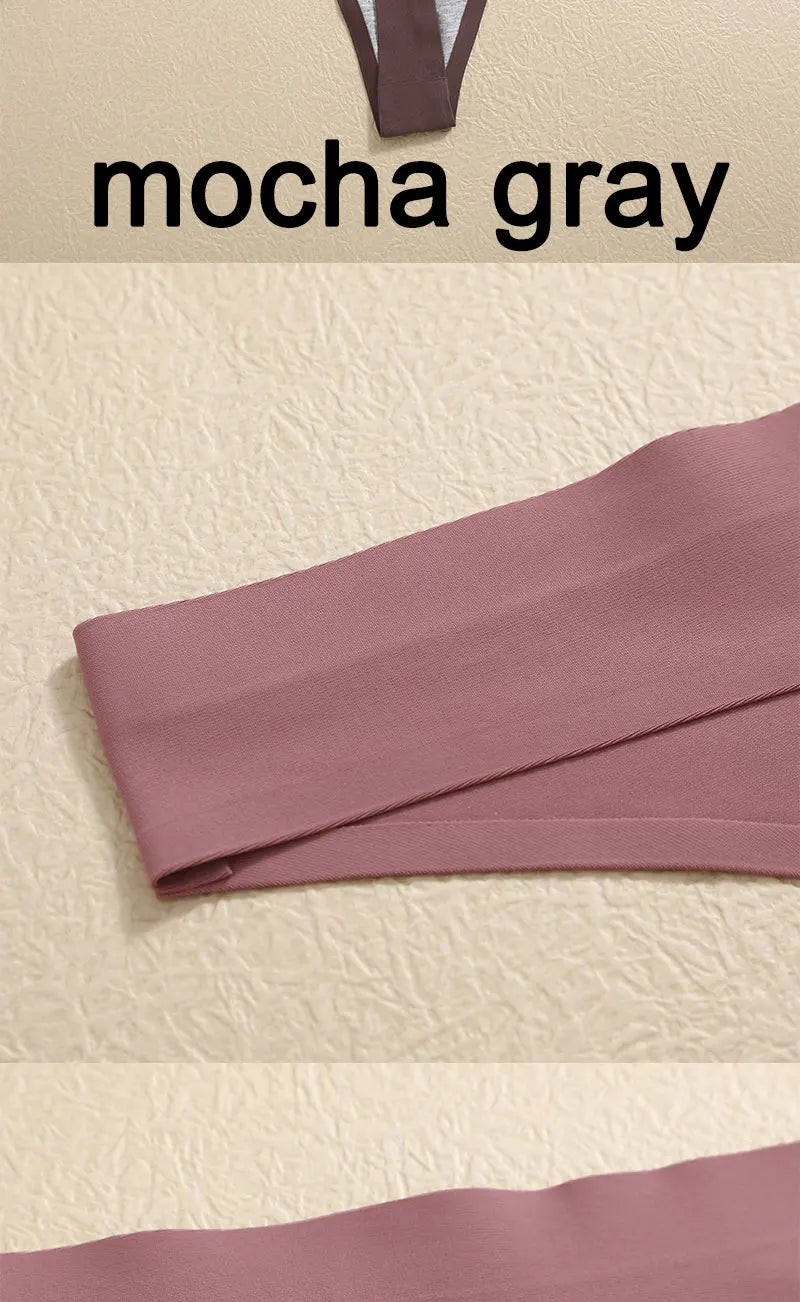 Set of 6 Sexy Low-Waist Seamless Invisible Women's Panties