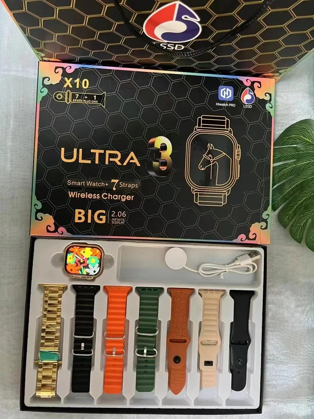 Đồng hồ thông minh X10 Ultra 3 thể thao, gọi Bluetooth