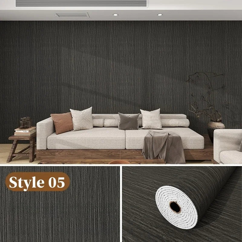 Max 40cmx10m Wood Grain Peel and Stick Thick Floor Tiles SXP Wallpaper Waterproof Vinyl Wood Flooring Mould Proof