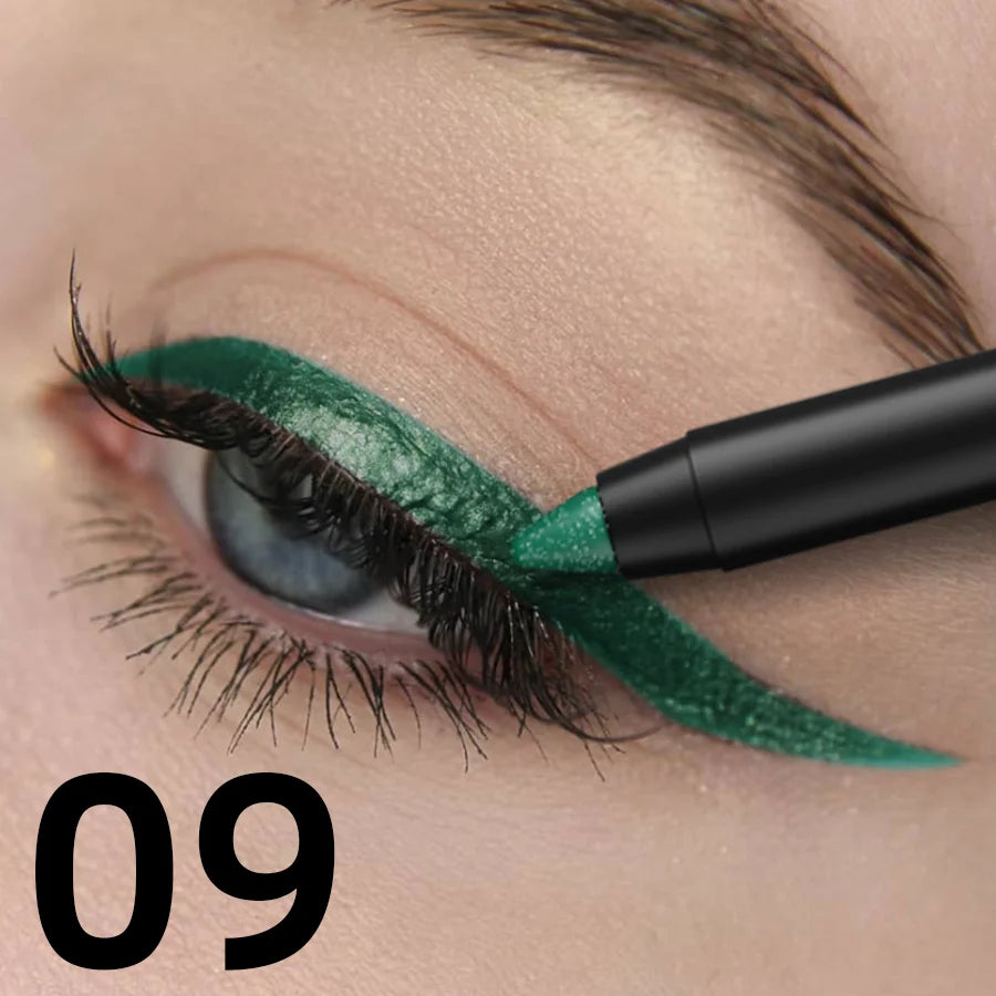 10 Color Gothic Style Waterproof Eyeliner