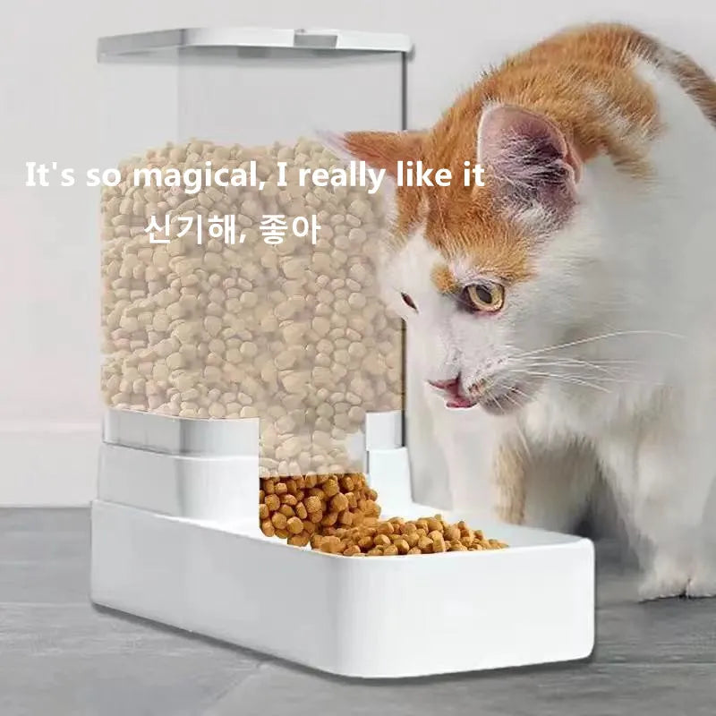 Pet Automatic Feeder Dog Feeding And Water Dog Accessories Cat Drinking Water Flowing Water Without Inserting Electric Kettle - Daisan Mart