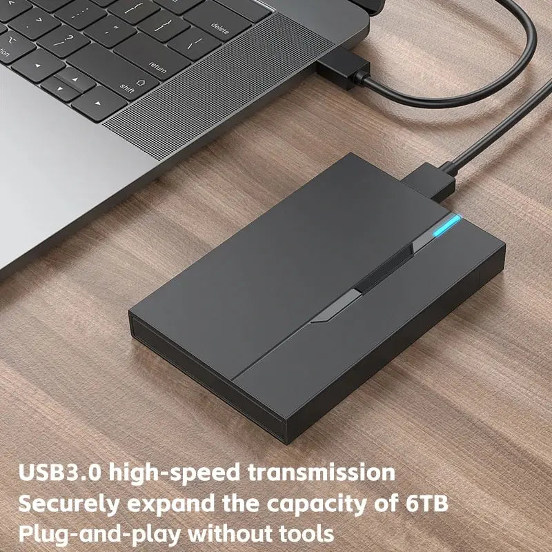 2.5 USB 3.0 External Hard Drive Enclosure Support 6TB SATA SSD/HDD