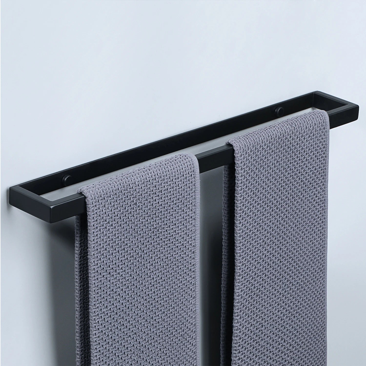 ###Black Bathroom Accessories: Coat Hooks, Towel Racks, Paper Holders