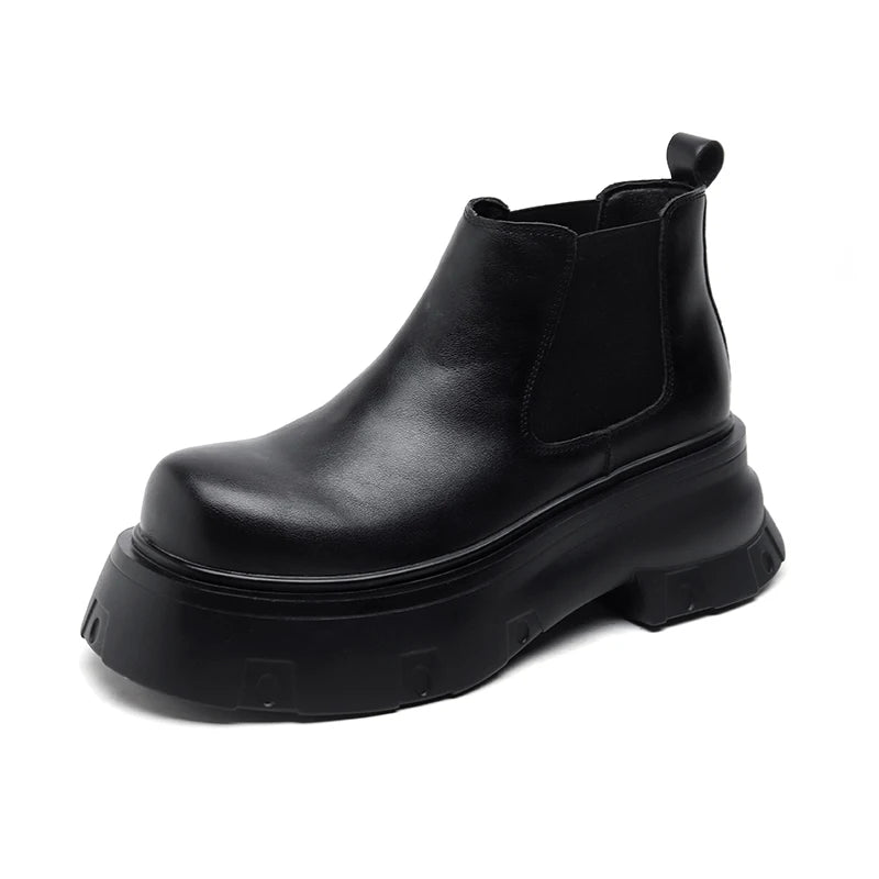 Giày Da Nam Chelsea Thời Trang - Ankle Cao Cấp