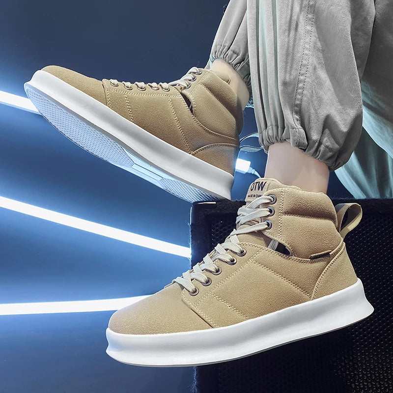 Giày Trượt Ván Đỏ Nam Suede Thời Trang Casual 50 kí tự