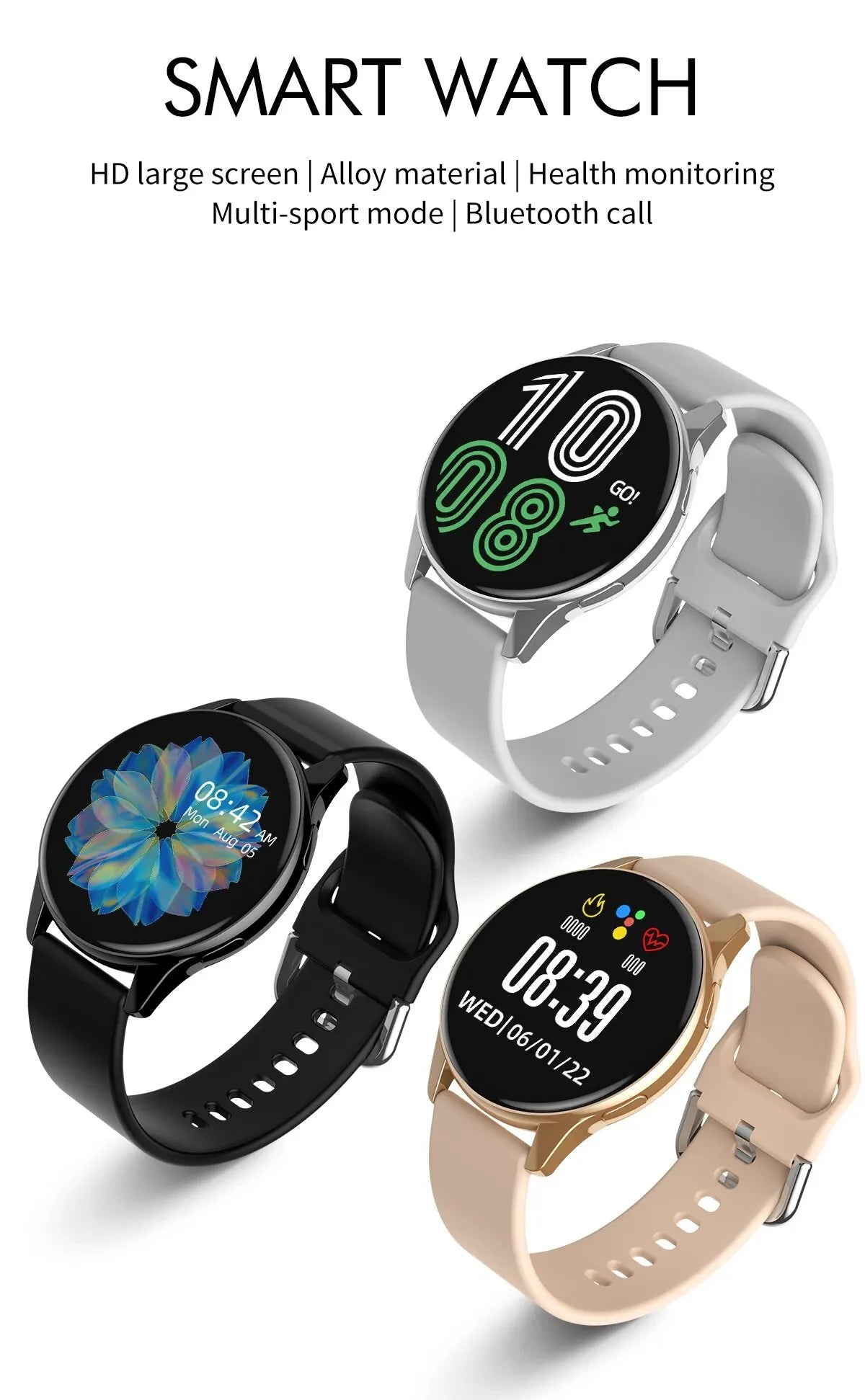 LIGE 2025 Smart Watch Multi-function Wireless Charger