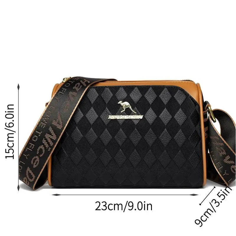 Women's Fashion Shoulder Bag - Small Square Handbag 