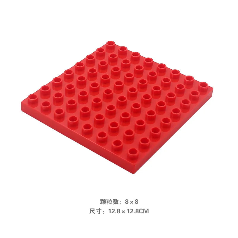 8*8 Dots Creative Large Particle Double Floors Building Blocks Base Plate DIY Bricks Baseplate Toys For Kids Christmas Gift