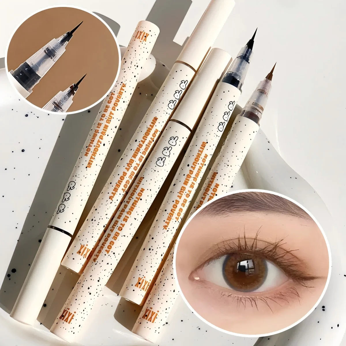 Super Thin 0.05mm Eyeliner, Long Lasting, Smudge-Proof, 4 Colors