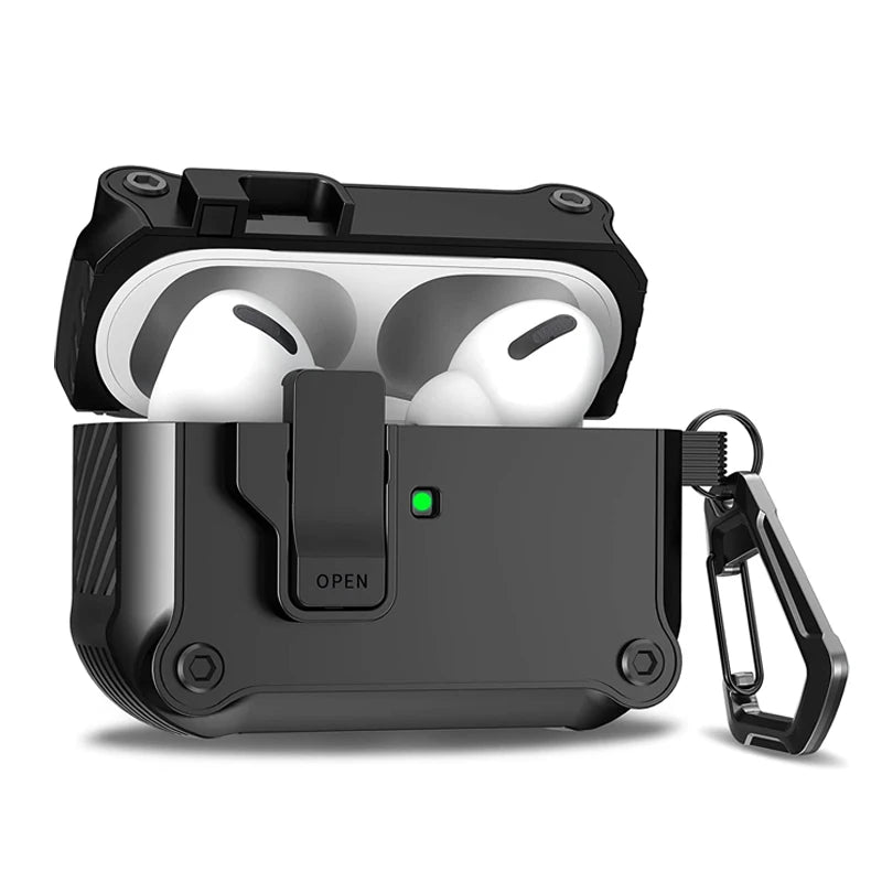 Ốp Khóa Bảo Vệ AirPods Pro 3 2025 Chống Sốc Kèm Móc - Daisan Mart
