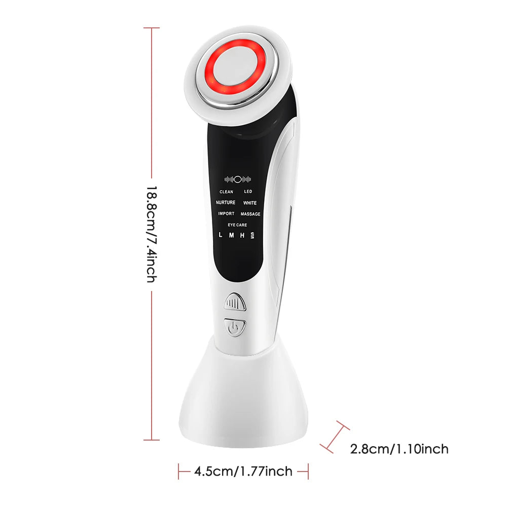 New 7in1 EMS Anti Aging LED Face Lift Device