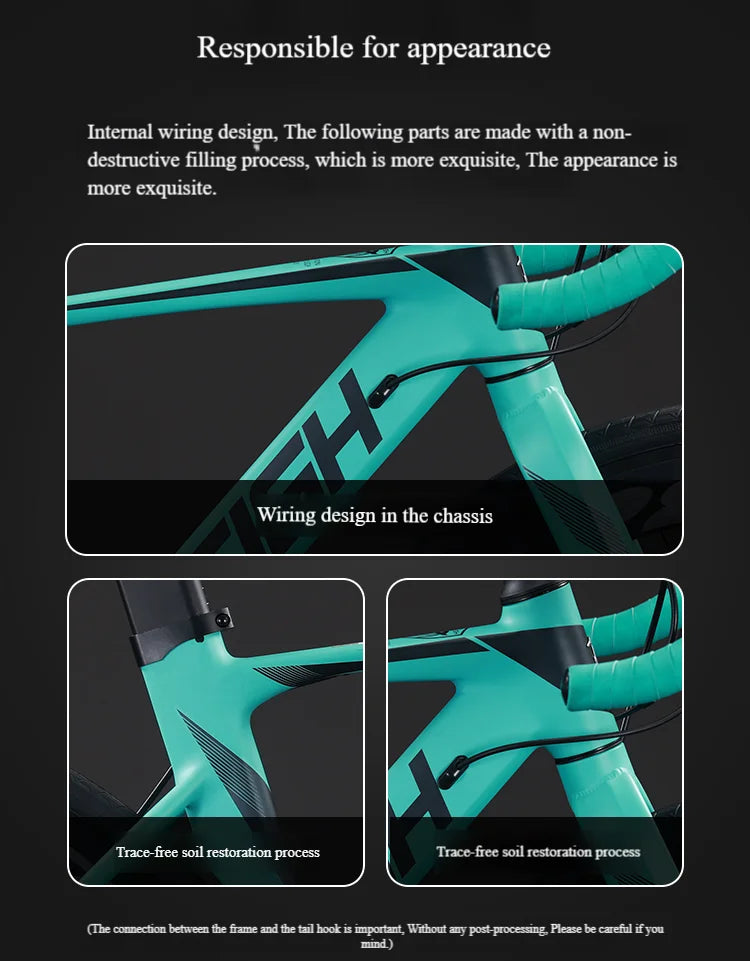 28C*60mm Road Bike 18 Speed ​​Line Pull Disc Brake Gravel Bike Quick Disassembly Lightweight Road Racing bicicleta Teenager Women