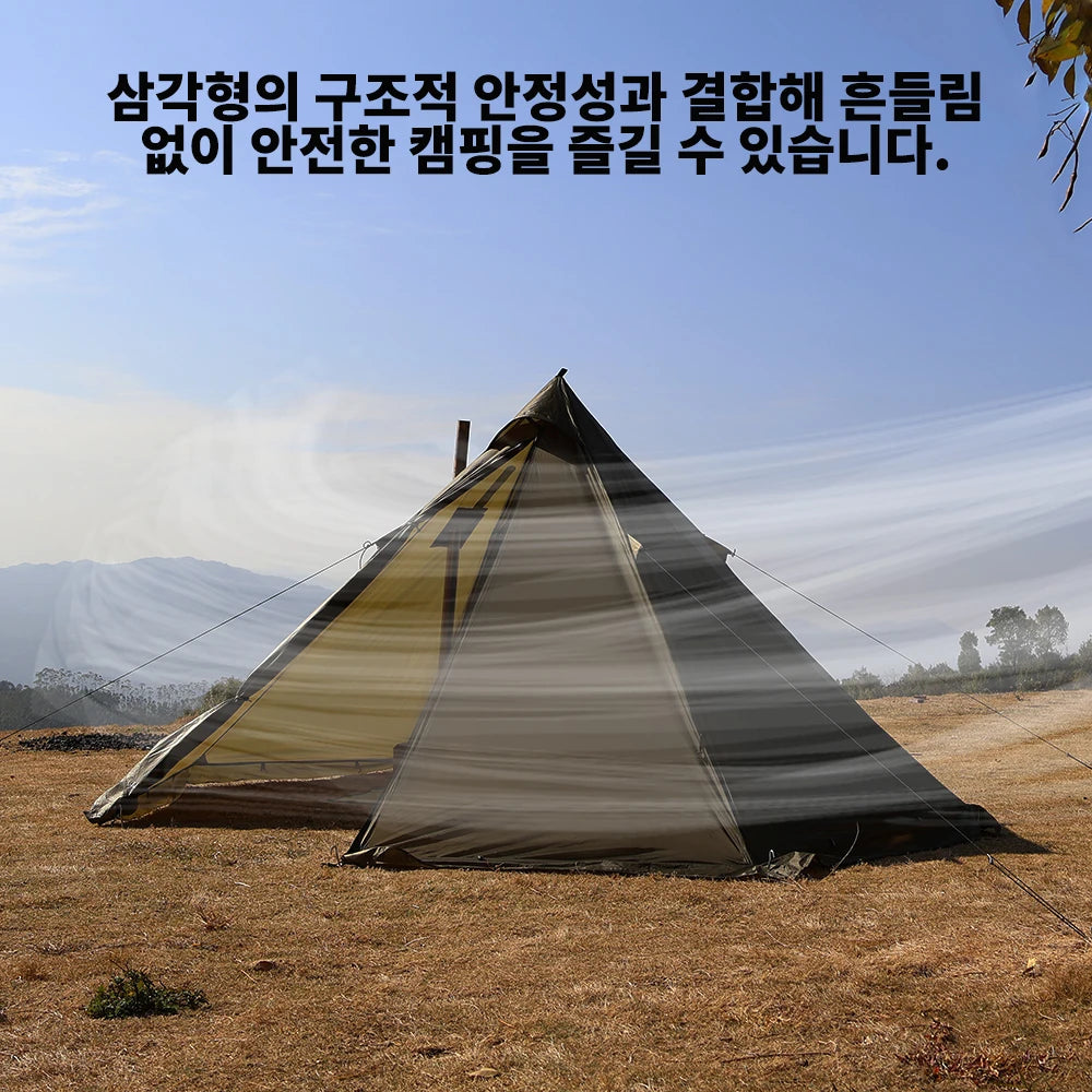 4 Season Waterproof Multi-Purpose Tipi Tent with Chimney