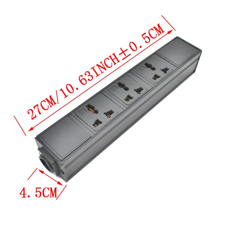 Ổ Cắm Điện STRIDER NAC3FPX 9 Ổ Đa Năng Có Adapter UK - Daisan Mart