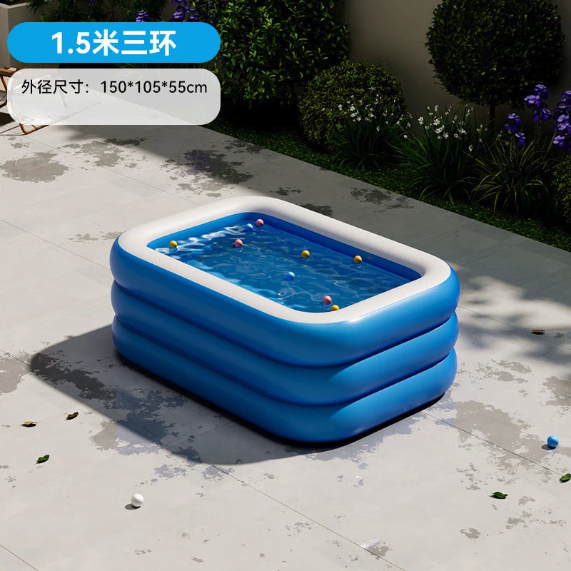 Hồ Bơi Gia Đình Cực Đại Bơm Hơi Ngoài Trời Hè