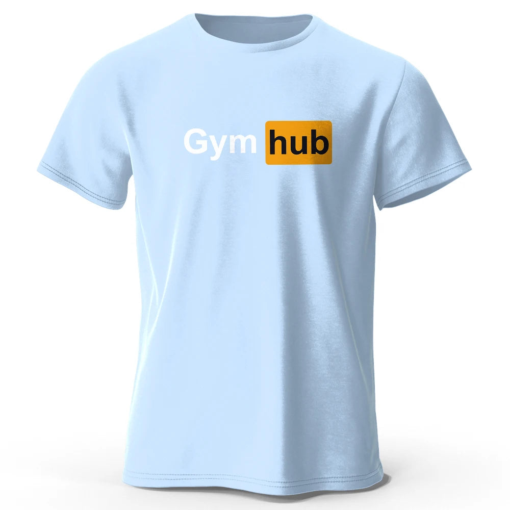 Men's Funny Printed T-Shirt, Loose Cotton Material