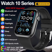 Đồng Hồ Thông Minh 10S AMOLED NFC GPS Chống Nước