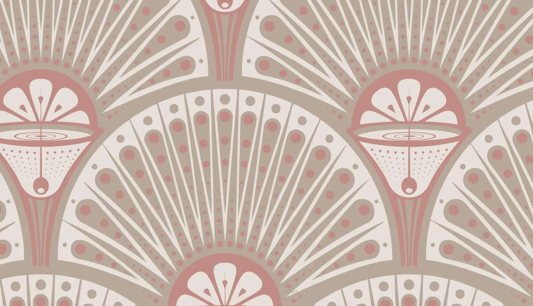 Custom Papel De Parede 3D Retro coral pink fan-shaped shell background wall wallpaper bedroom sofa background hotel wall papers