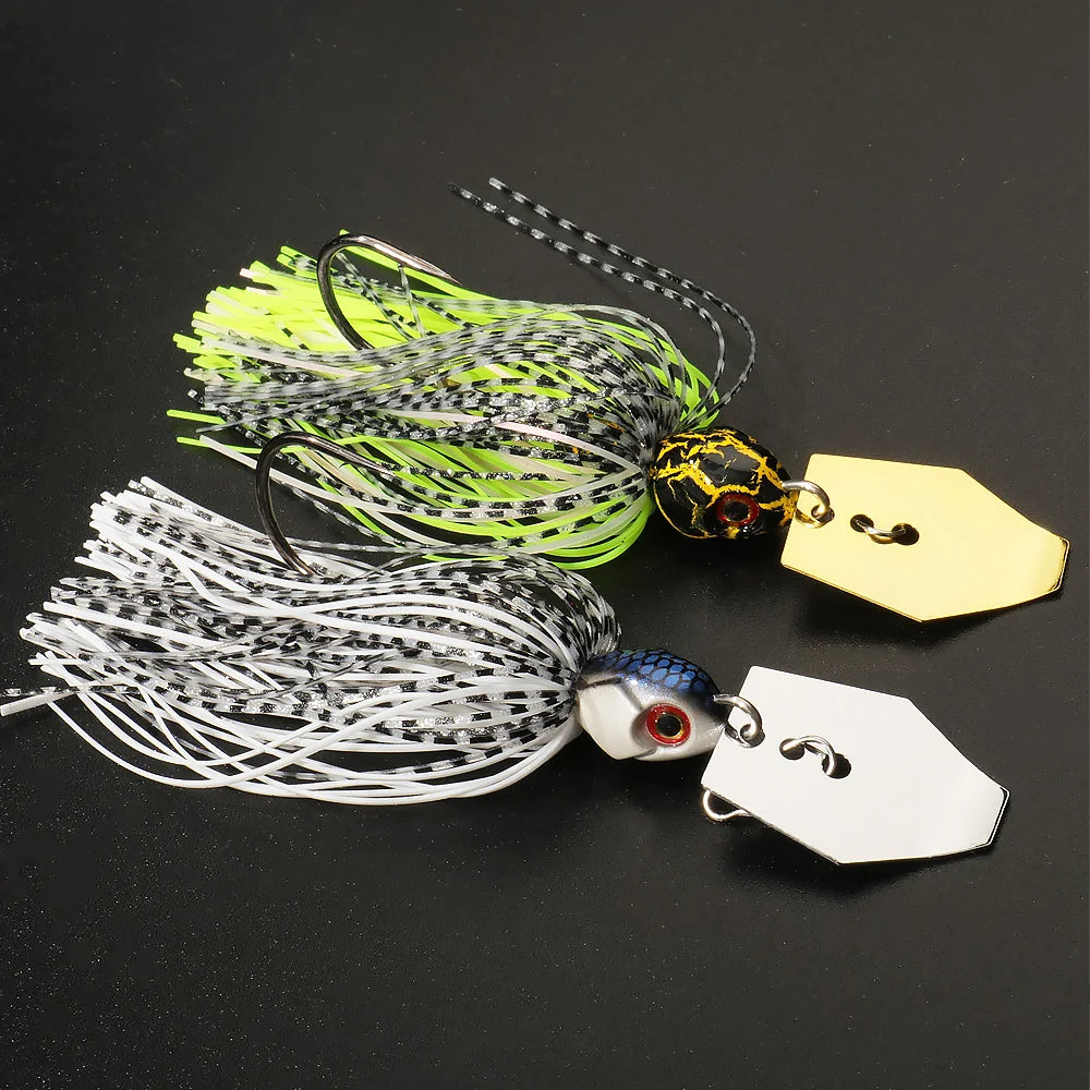 Mồi Câu Spinner 7g-21g Bộ Lưỡi Câu Kim Loại Weedless