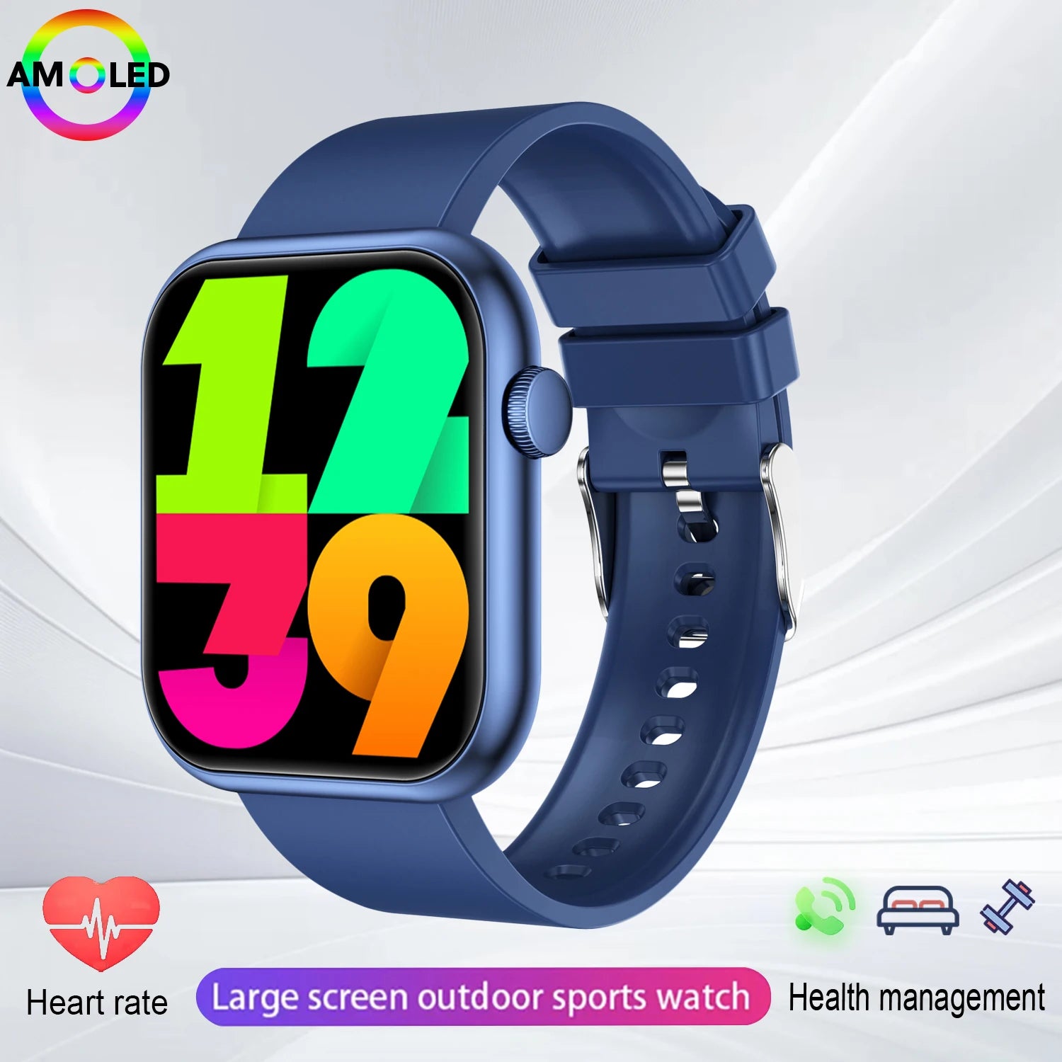 Đồng Hồ Thông Minh 10S AMOLED NFC GPS Chống Nước