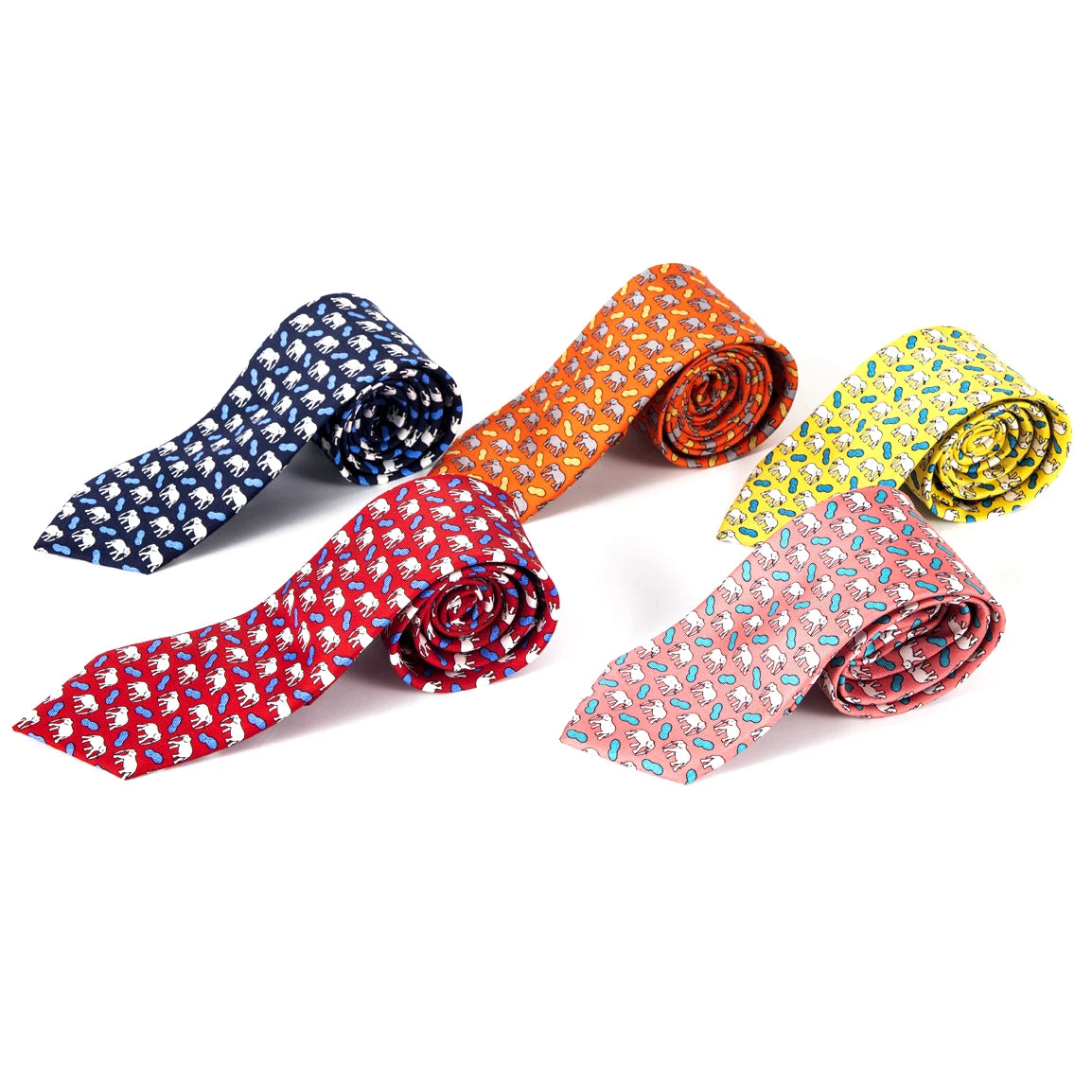 Cà vạt lụa Tailor Smith họa tiết thú - Quà tặng phái mạnh