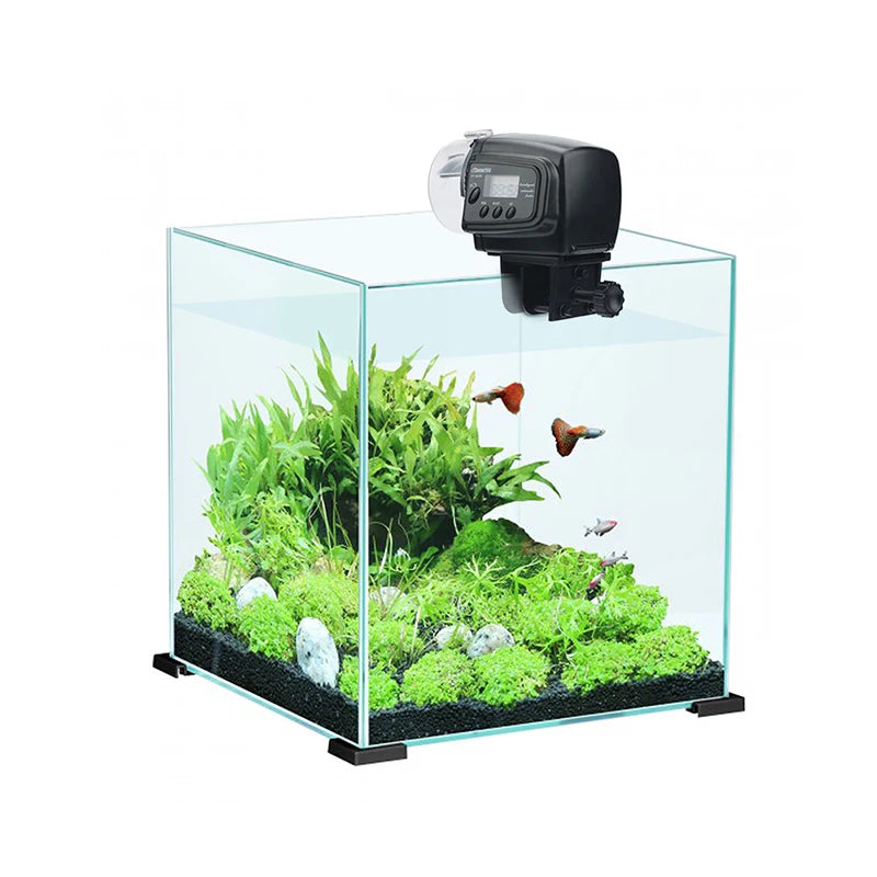 Automatic Fish Feeder for Aquarium Fish Tank Auto Feeder with Timer Pet Feeding Dispenser Fish Shrimp Betta Goldfish Food Feeder - Daisan Mart